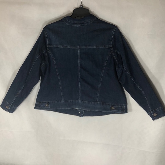 NWT = CHAPS JEANS JACKET, Size 2X . - Picture 3 of 8